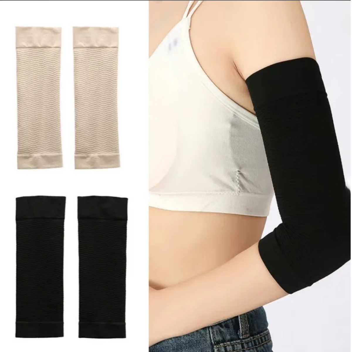 Tennis Elbow Brace - 1 ペアの肘圧縮スリーブ (ペア) – テニスおよびゴルファーの肘サポート –
