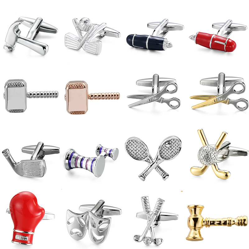 Boxing Glove Set - 高品質のペン、ハンマー、マスク、カフスボタン（男性用結婚式、フレンチシャツ、ボクシンググローブ用）、工場直販卸売