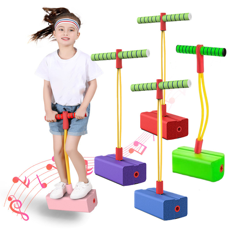 Sports Equipment Supplies - キッズスポーツゲームおもちゃフォームスティックジャンパー屋内屋外楽しいフィットネス機器バウンス感覚おもちゃを向上させる少年少女ギフト