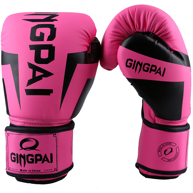 Boxing Glove Set - 大人のための高品質のピンクのキックボクシンググローブ,ムエタイのボクシンググローブ,女性のためのファイティンググローブ,mmaグラップリング
