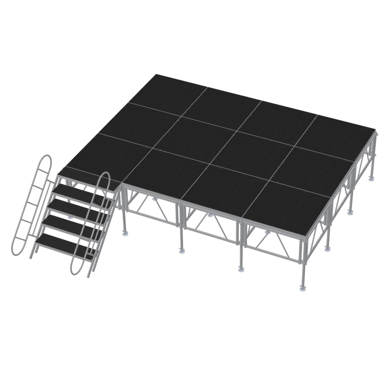 調整可能な脚付きアルミステージプラットフォーム、ダンスフロア - Gymnastics Beam Floor のレビューと価格