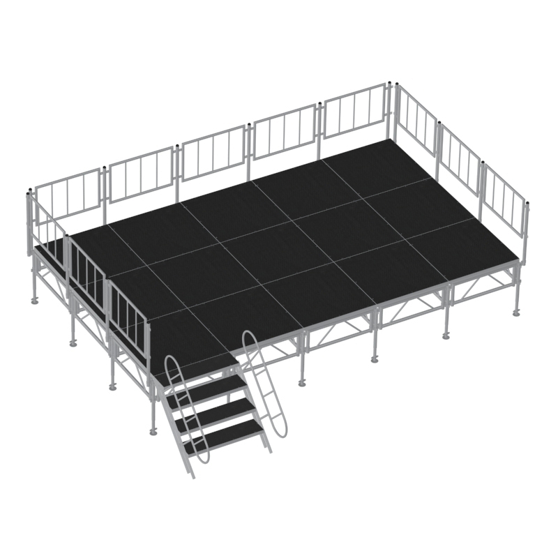 調整可能な脚付きアルミステージプラットフォーム、ダンスフロア - Gymnastics Beam Floor のレビューと価格