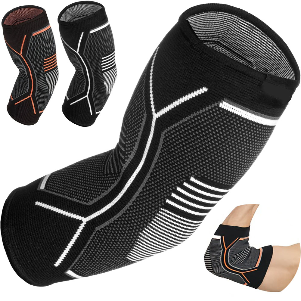1PC肘サポーター 弾性ジムスポーツ肘保護パッド 汗吸収 ス - Tennis Elbow Brace のレビューと価格