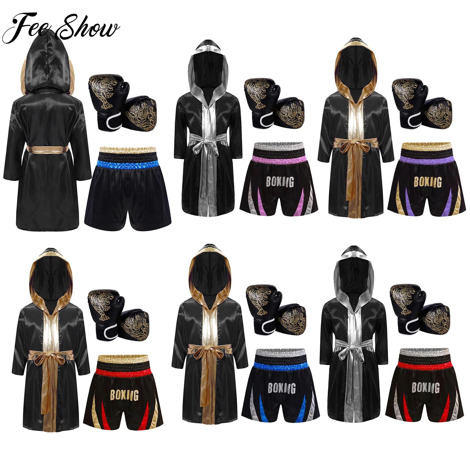 キッズ ボーイズ ガールズ ボクシング ローブ トレーニング - Boxing Glove Set のレビューと価格