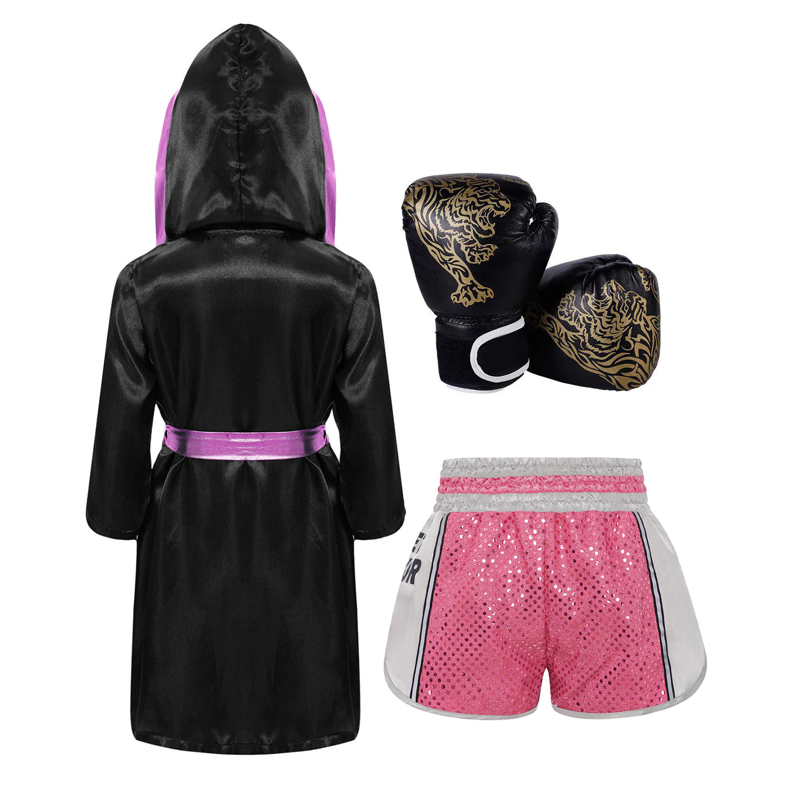 ボクシング衣装 ハロウィン コスプレ衣装 長袖 メタリックト - Boxing Glove Set のレビューと価格