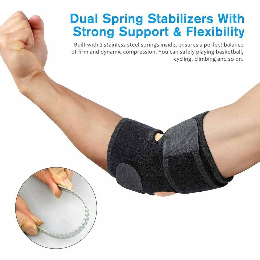 通気性ジムパッド調節可能なテニス肘サポート関節炎ゴルファース - Tennis Elbow Brace のレビューと価格