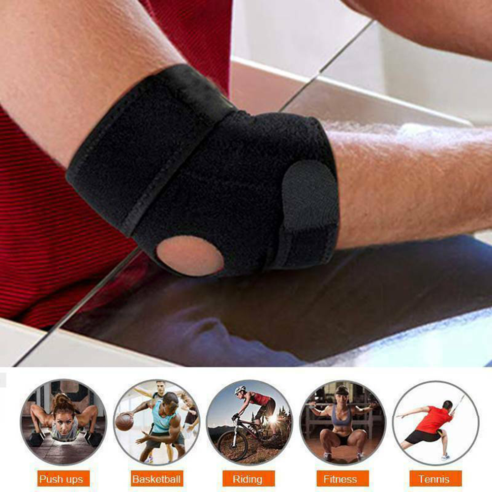 通気性ジムパッド調節可能なテニス肘サポート関節炎ゴルファース - Tennis Elbow Brace のレビューと価格