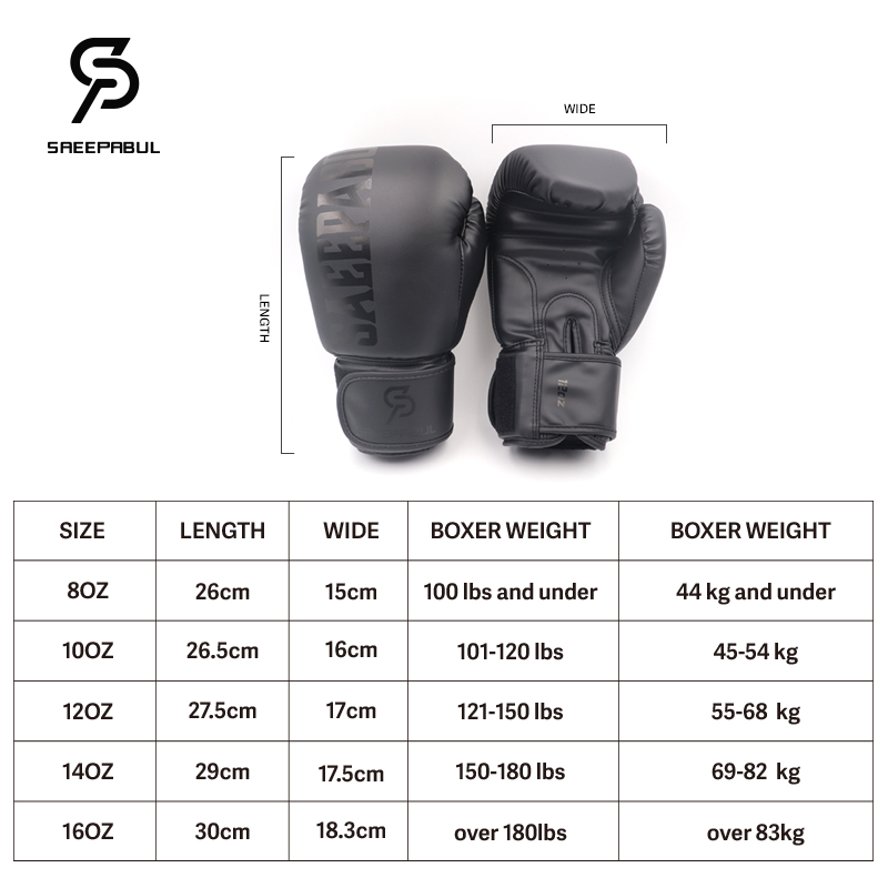 男性と女性のためのボクシンググローブ,ムエタイ,サンダ,フリ - Boxing Glove Set のレビューと価格