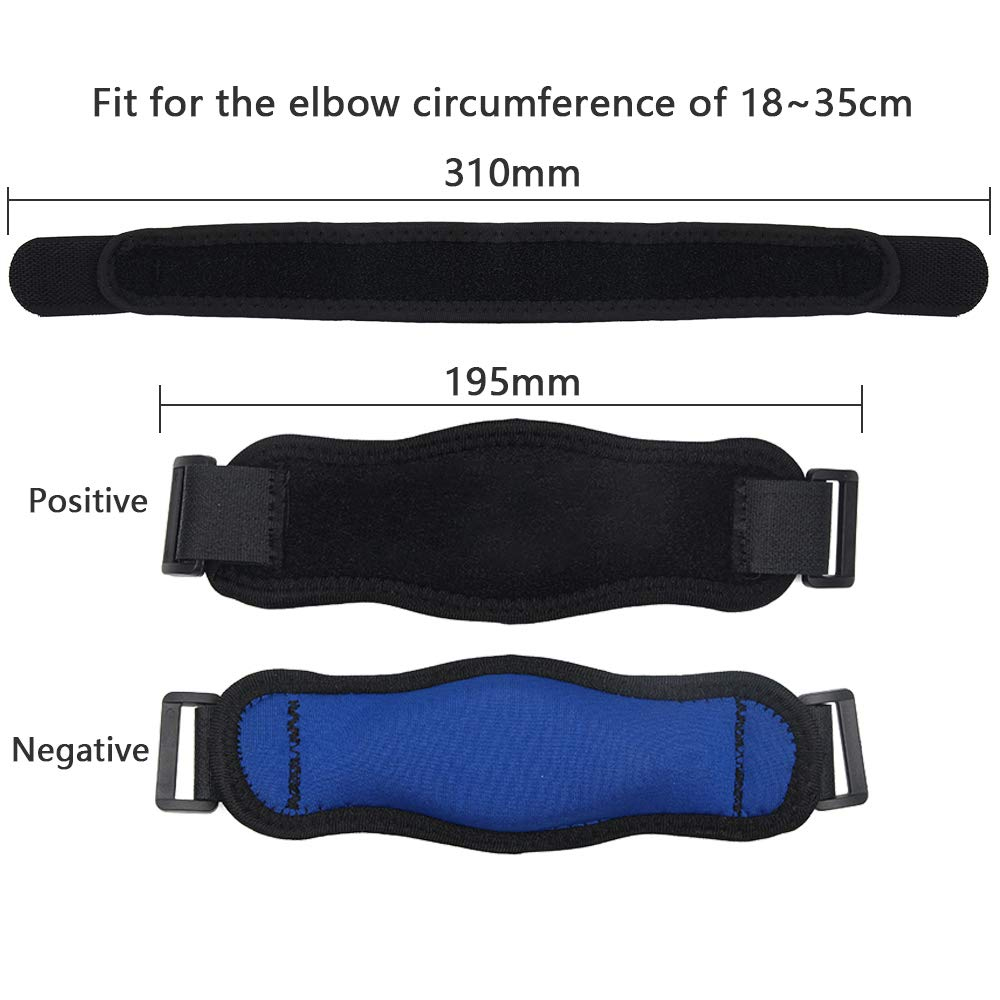 1 個テニス肘ブレーススリーブ、腱炎肘ブレースパッド、テニス - Tennis Elbow Brace のレビューと価格
