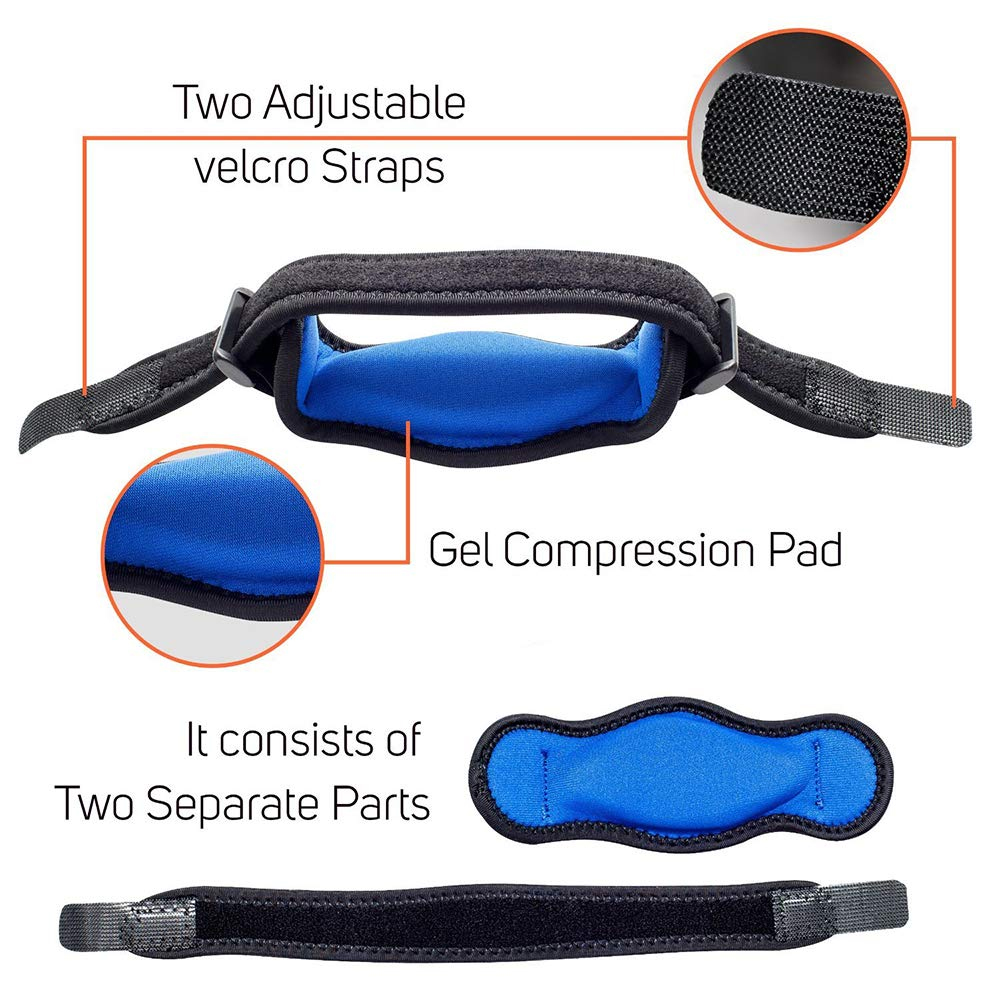 1 個テニス肘ブレーススリーブ、腱炎肘ブレースパッド、テニス - Tennis Elbow Brace のレビューと価格