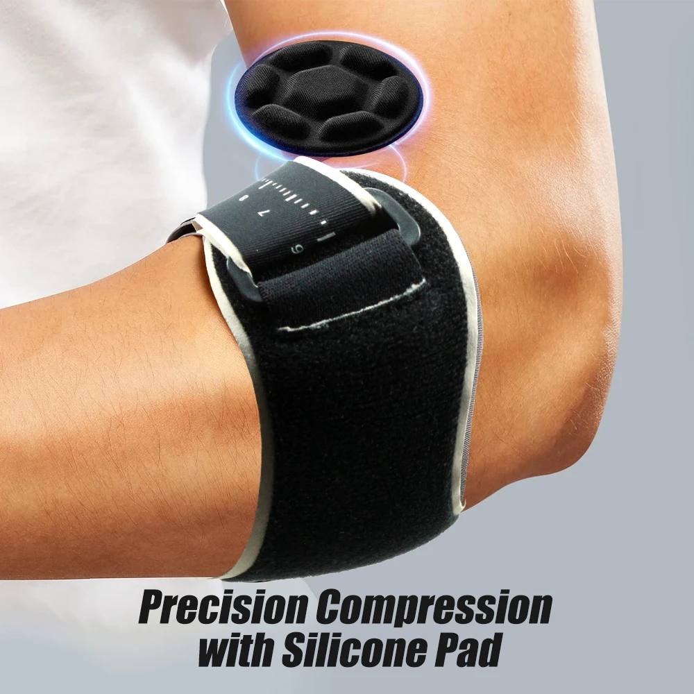 テニス肘ブレース 男女兼用 テニス肘用ストラップ ゲルパッド - Tennis Elbow Brace のレビューと価格