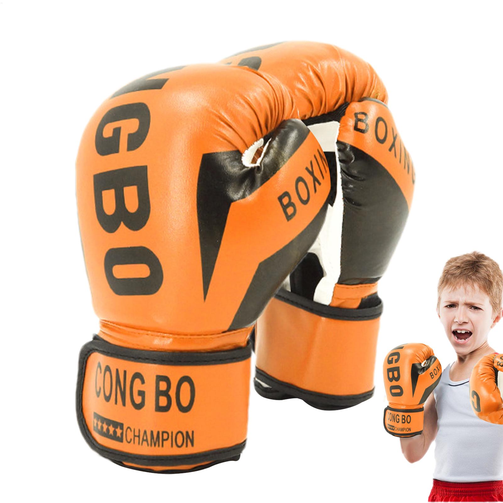 ボクシング パンチング グローブ 調節可能 男の子用 保護用 - Boxing Glove Set のレビューと価格