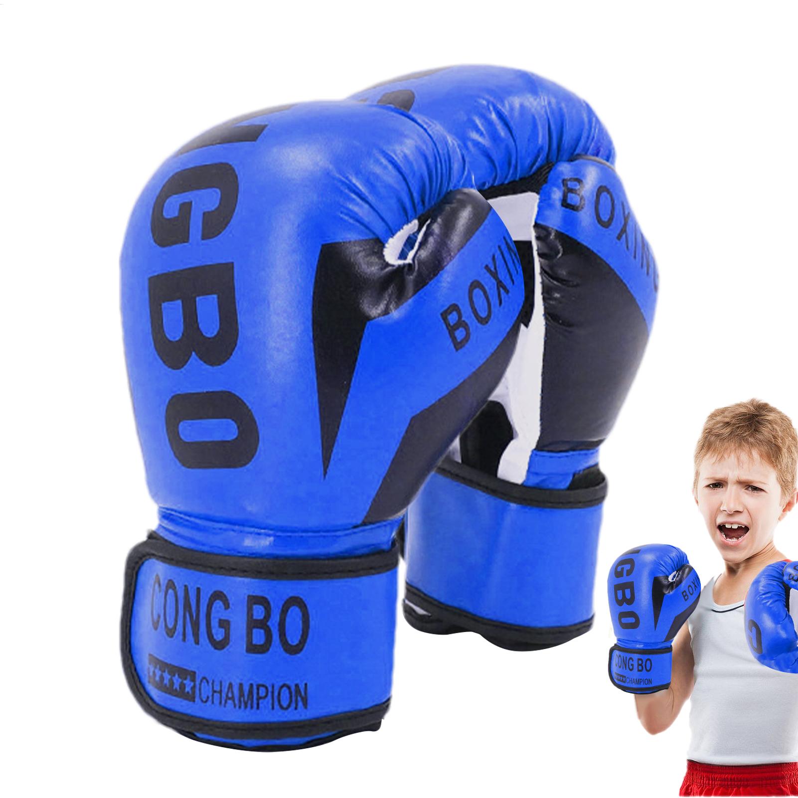 ボクシング パンチング グローブ 調節可能 男の子用 保護用 - Boxing Glove Set のレビューと価格