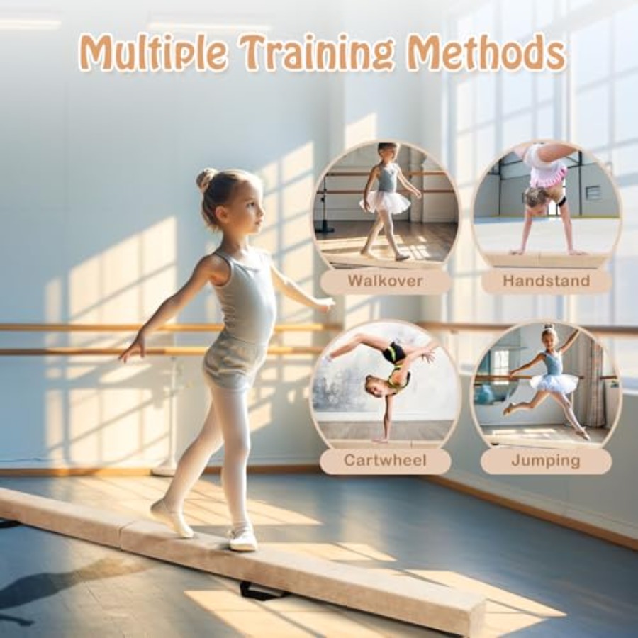家庭用体操トレーニングビーム：7フィート/8フィート/9フィ - Gymnastics Beam Floor のレビューと価格