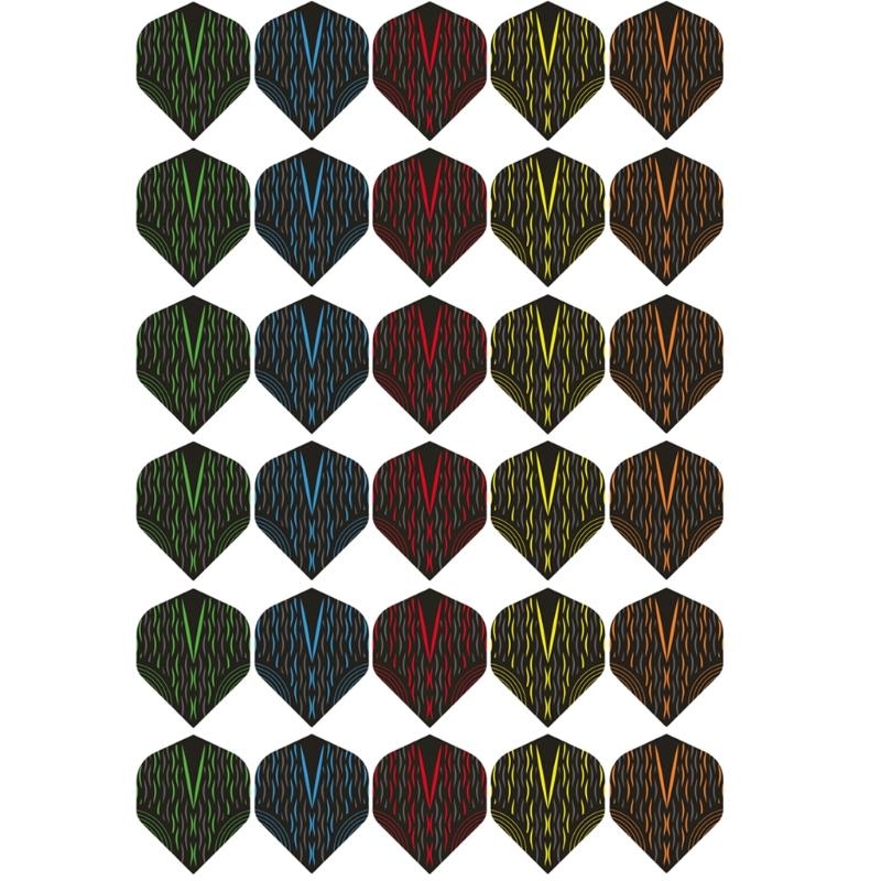 30pcs/packフェザーテールウィングフライト屋外スポー - Sports Equipment In Flight のレビューと価格