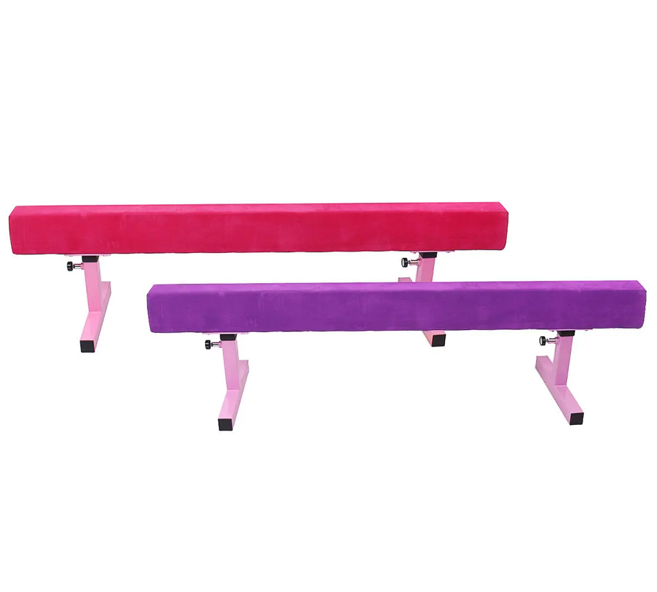 調整可能なバランスビーム体操トレーニング器具、脚付きスエード - Gymnastics Beam Floor のレビューと価格