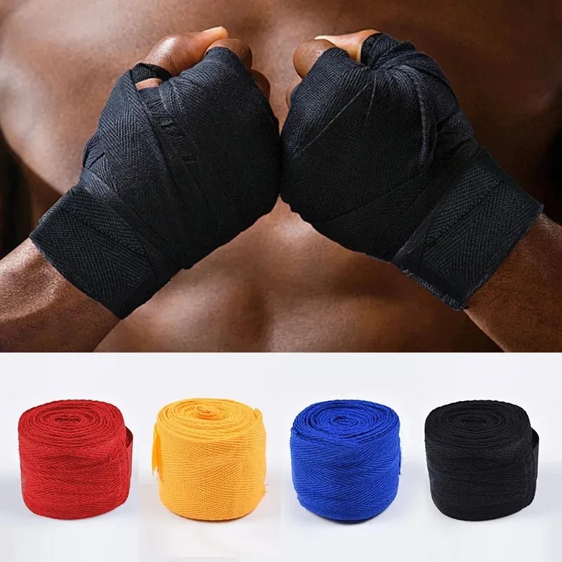 3 メートル/5 メートルボクシング包帯ラップ綿スポーツスト - Boxing Glove Set のレビューと価格