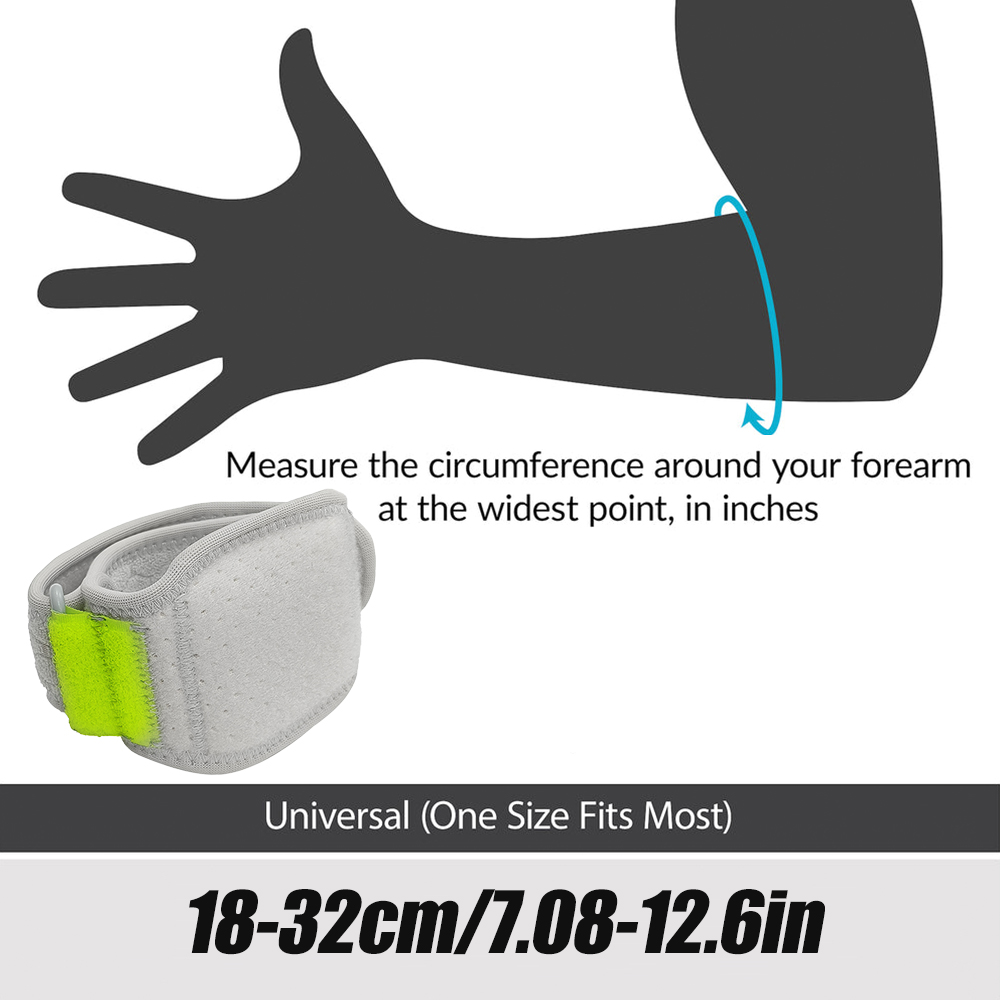 テニス肘用ブレース1個 - 調節可能なテニス肘ストラップ、ゴ - Tennis Elbow Brace のレビューと価格