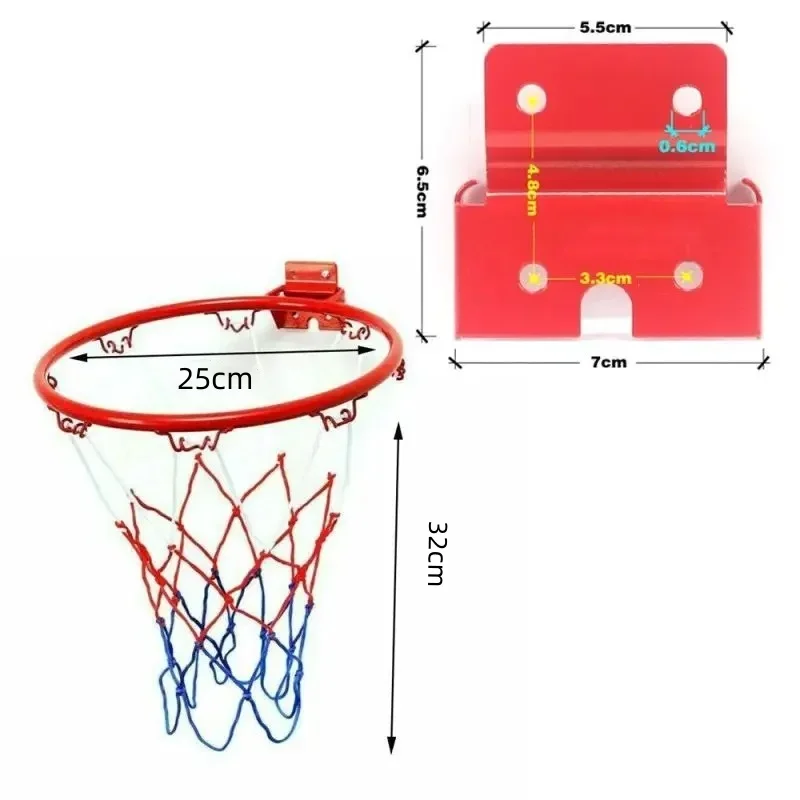 子供用バスケットボールフープドア壁掛けリムネジ取り付けゴール - Sports Equipment Supplies のレビューと価格
