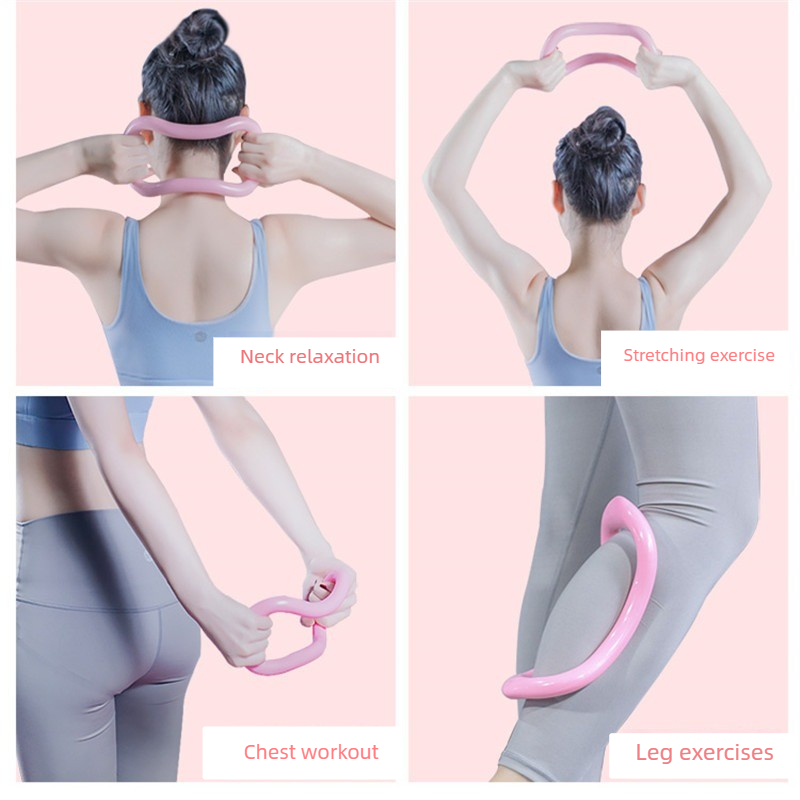 プラティヨガリングショルダーストレッチトレーナー筋肉リラクゼ - Sports Equipment Supplies のレビューと価格