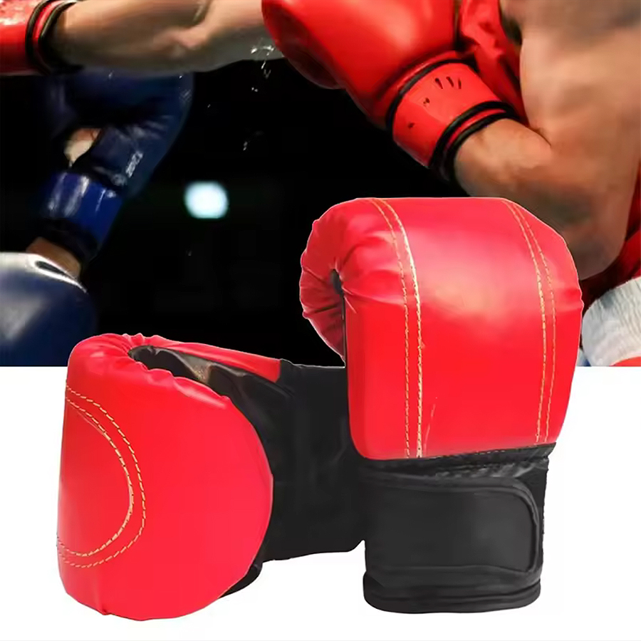 1 ペアのボクシンググローブ大人男性女性ユニセックストレーニ - Boxing Glove Set のレビューと価格