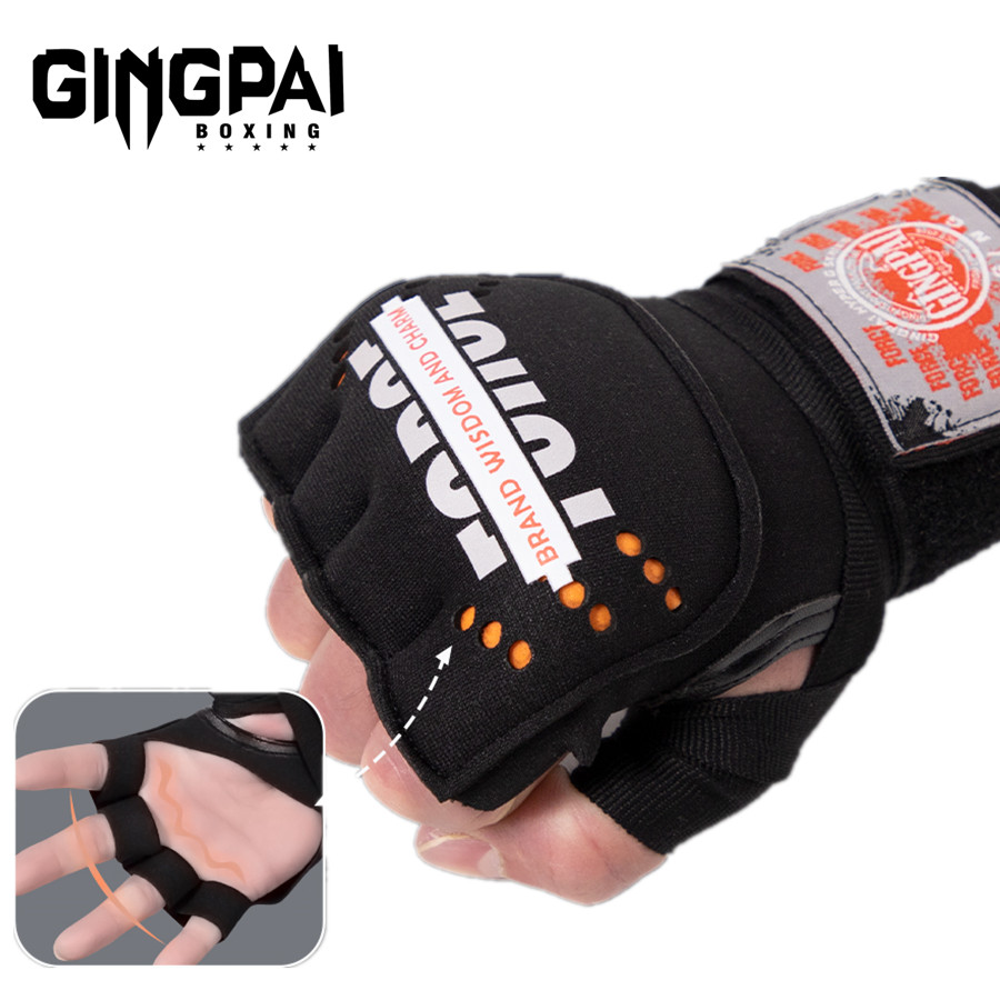 ボクシングハンドラップ包帯ムエタイグローブ男性用インナーグロ - Boxing Glove Set のレビューと価格